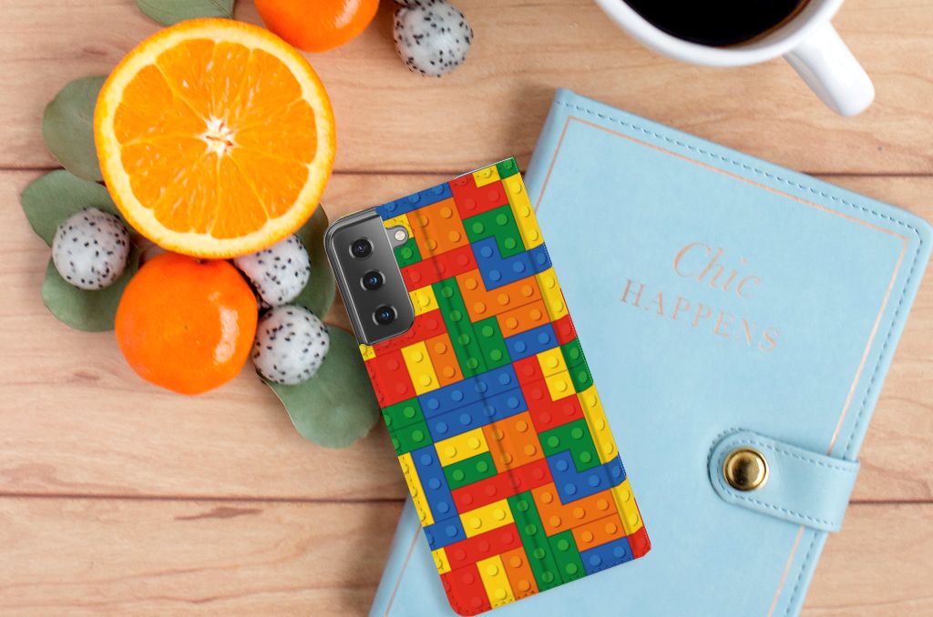 Samsung Galaxy S21 Plus Hoesje met Magneet Blokken - B2C Telecom