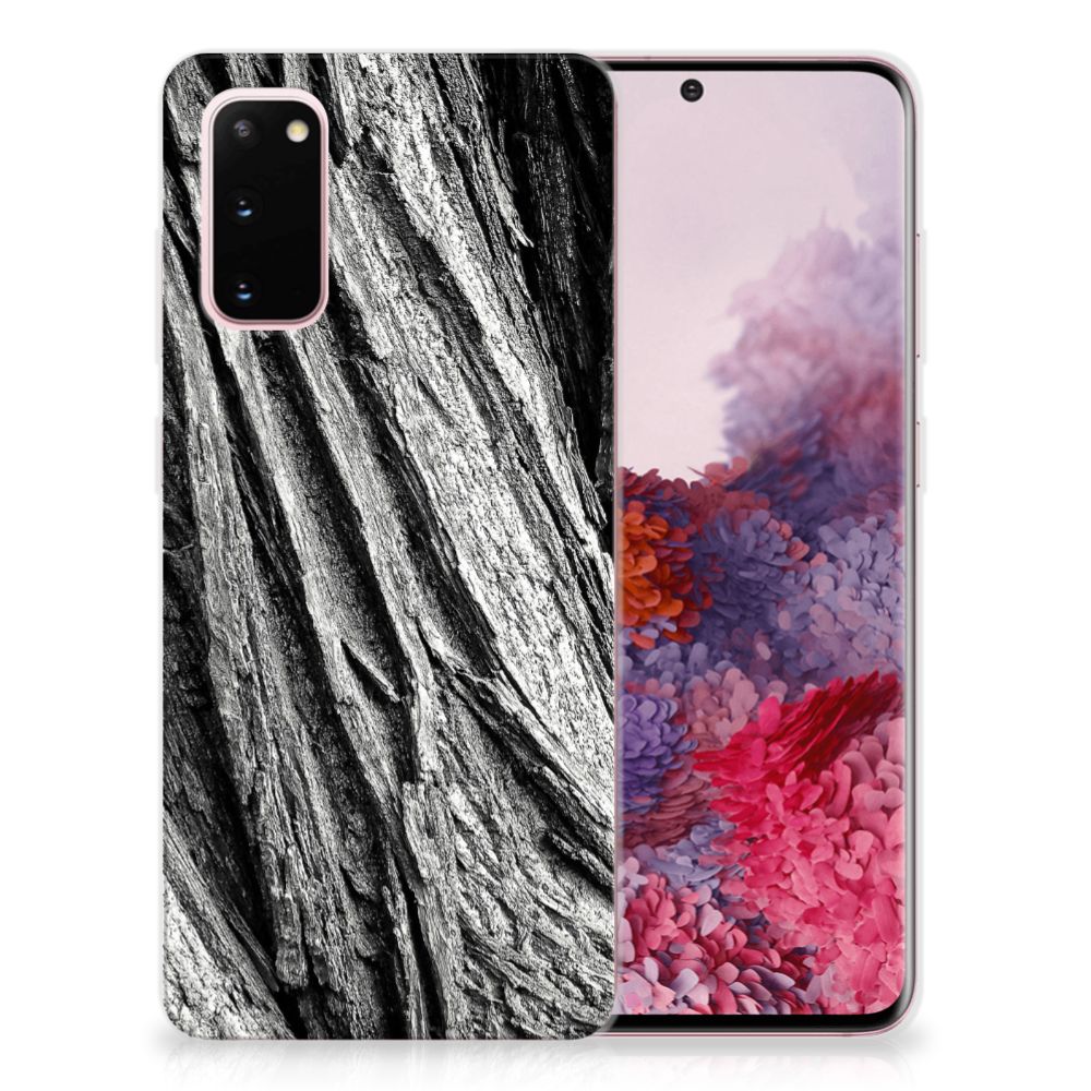 Bumper Hoesje Samsung Galaxy S20 Boomschors Grijs B2C Telecom