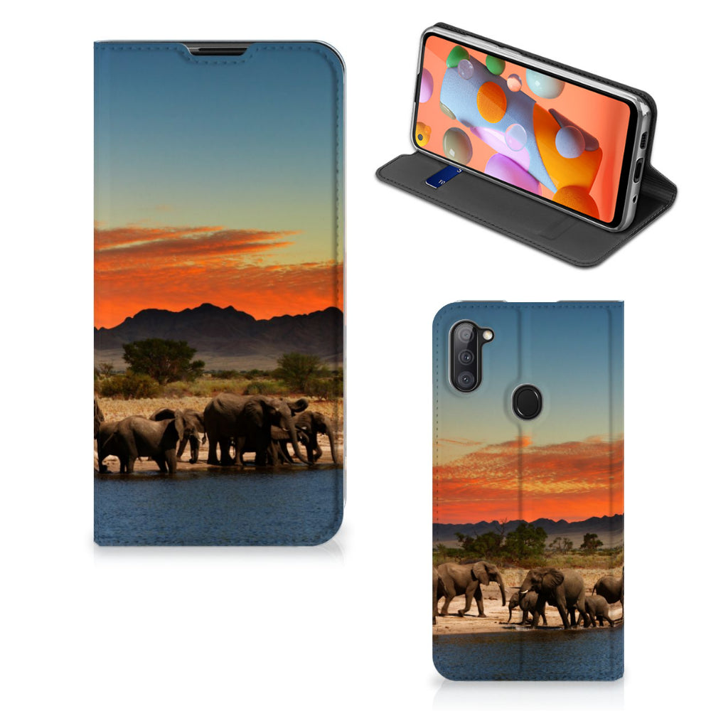 Samsung Galaxy M11 | A11 Hoesje maken Olifanten