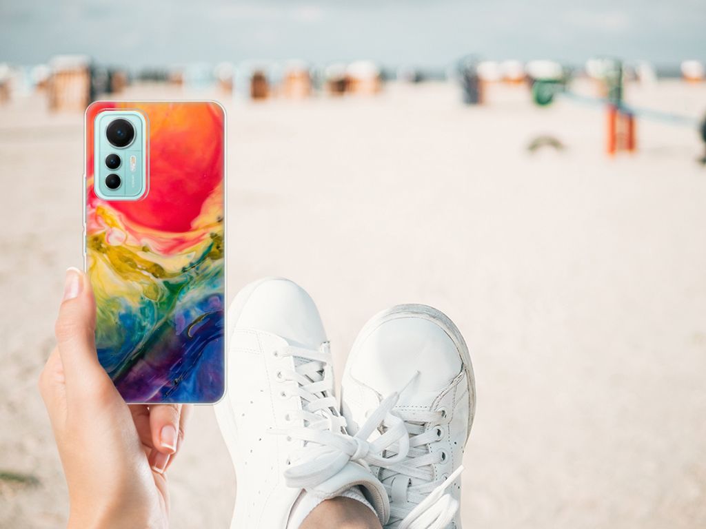 Hoesje maken Xiaomi 12 Lite Watercolor Dark