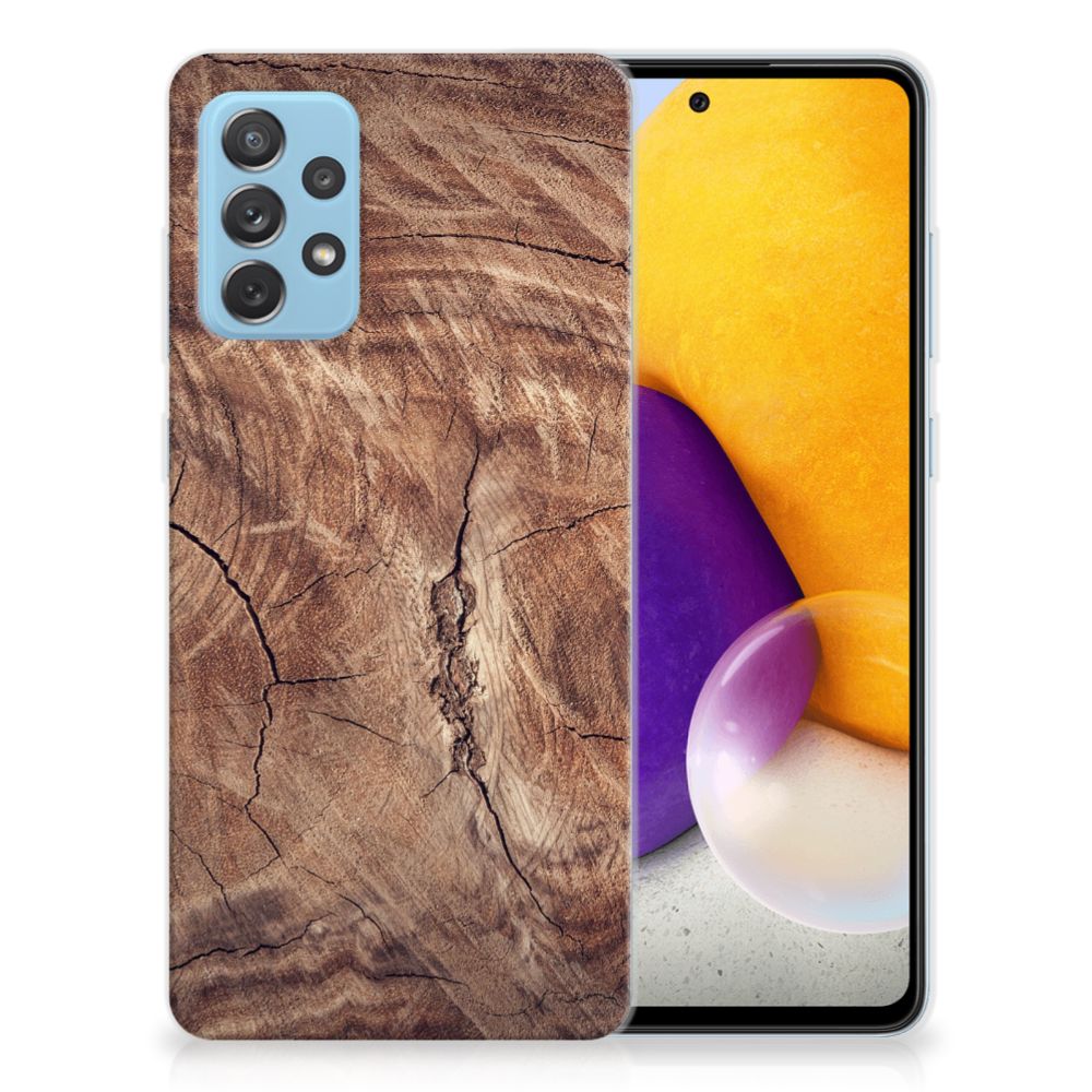 Samsung Galaxy A72 Bumper Hoesje Tree Trunk