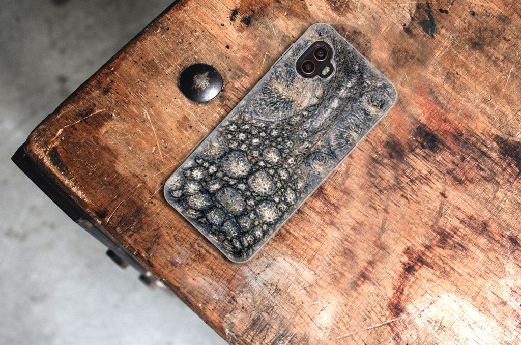 Samsung Galaxy Xcover 6 Pro TPU Hoesje Krokodillenprint B2C Telecom