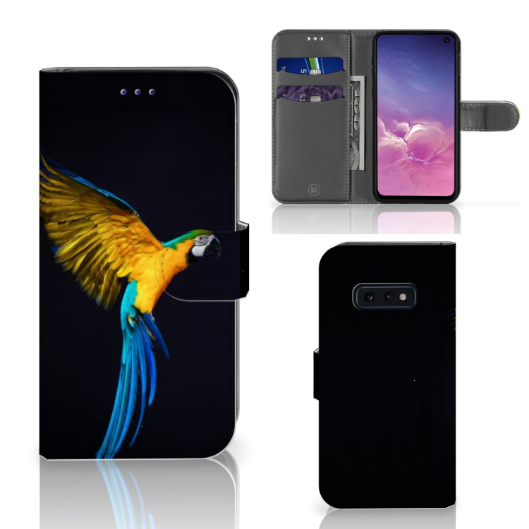 Samsung Galaxy S10e Telefoonhoesje met Pasjes Papegaai