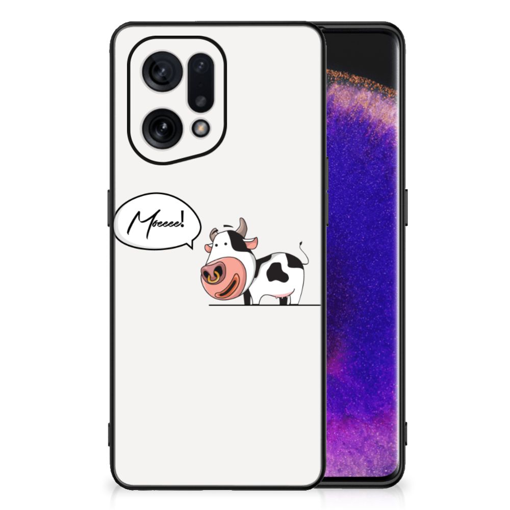 OPPO Find X5 Hoesje Cow