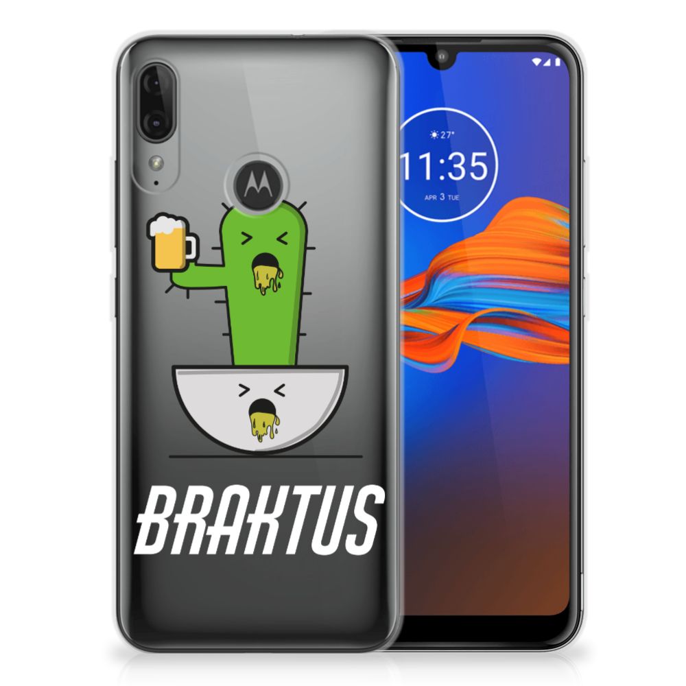 Motorola Moto E6 Plus Telefoonhoesje met Naam Braktus