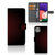 Samsung Galaxy A22 5G Telefoon Hoesje Geruit Rood met ruimte voor 3 pasjes en minimalistisch ontwerp.
