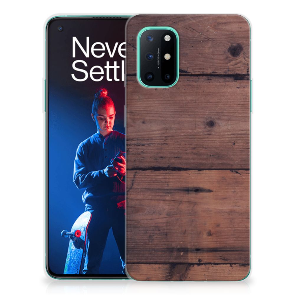 OnePlus 8T Bumper Hoesje Old Wood B2C Telecom