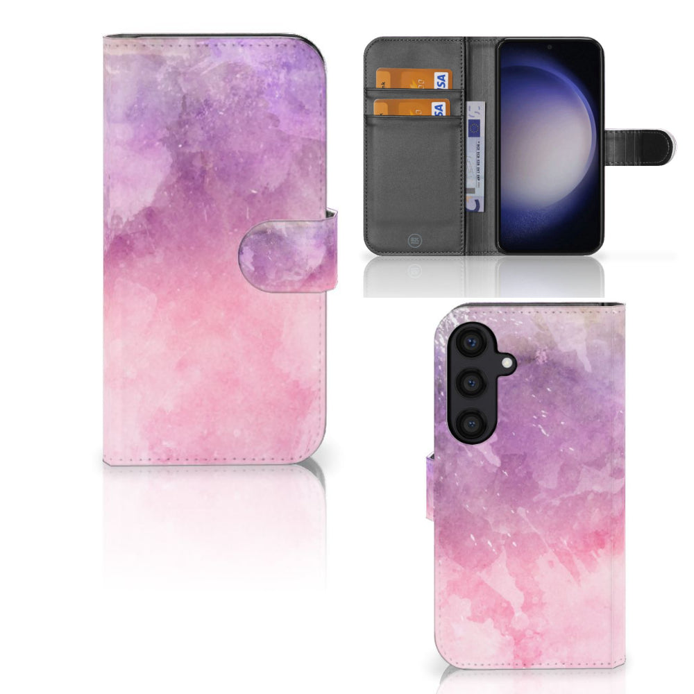 Hoesje Samsung Galaxy S24 Pink Purple Paint