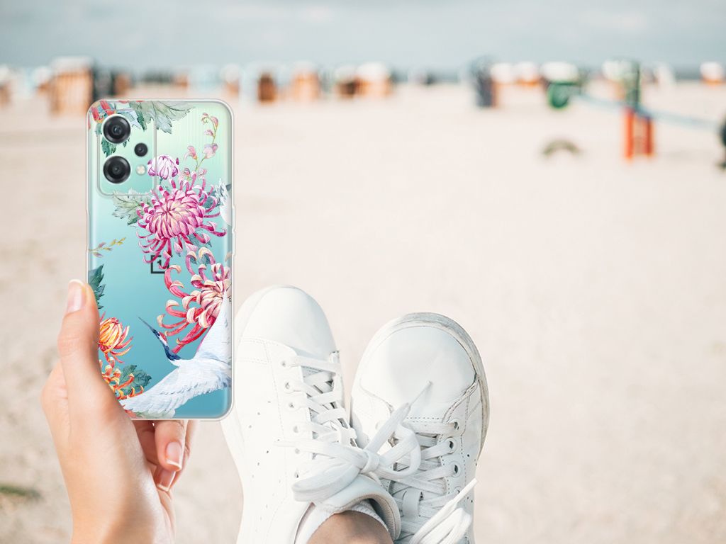 OnePlus Nord CE 2 Lite TPU Hoesje Bird Flowers B2C Telecom