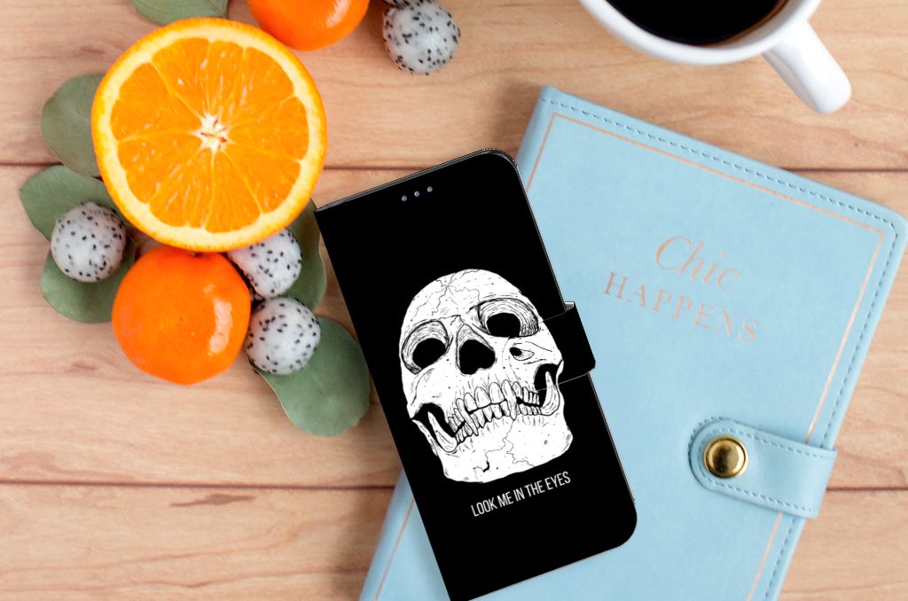 Telefoonhoesje met Naam OnePlus 10 Pro Skull Eyes