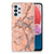 Samsung Galaxy A13 4G TPU Siliconen Hoesje Marmer Oranje