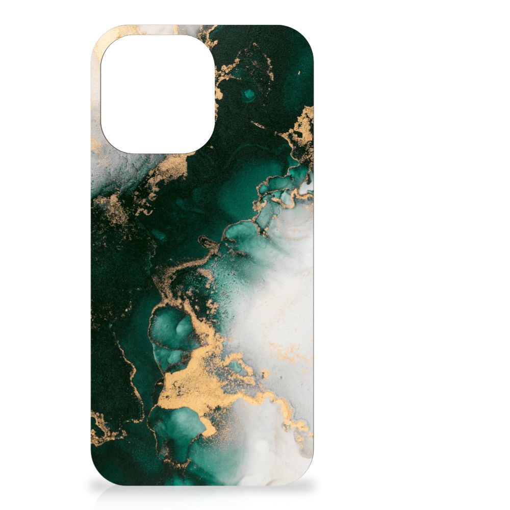 Marmeren Print Telefoonhoesje voor iPhone 14 Pro Max Marmer Groen B2C Telecom