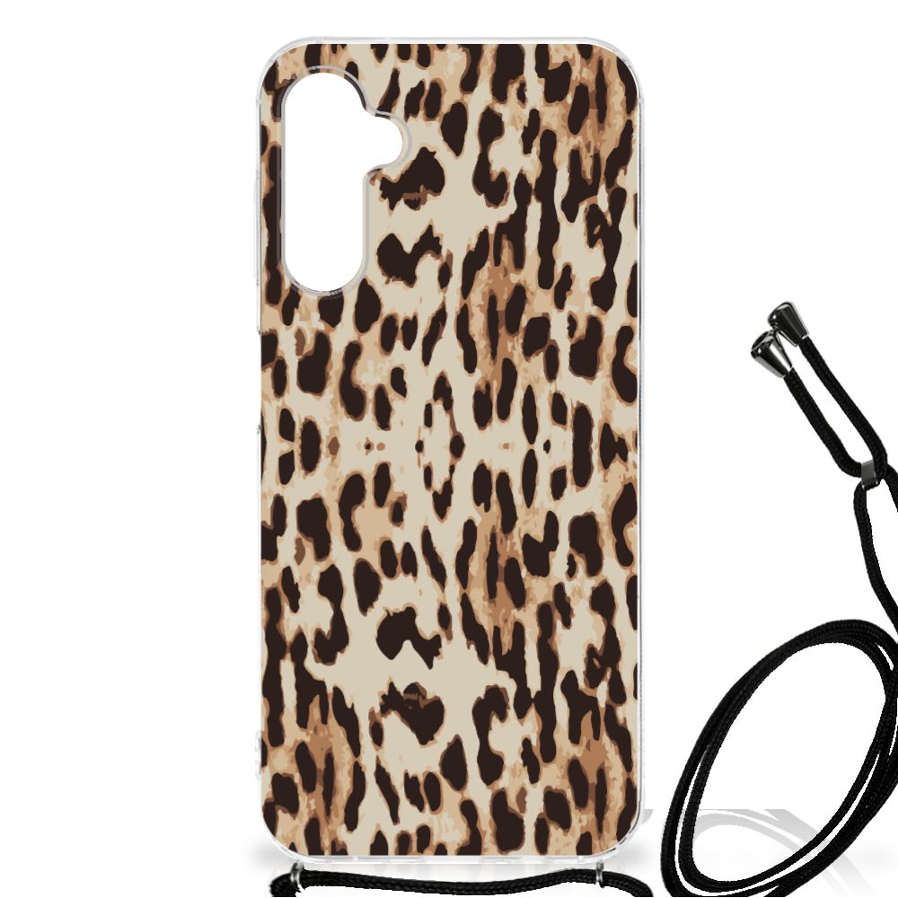 Samsung Galaxy A14 5G Case Anti-shock Leopard with stylish leopard print design.