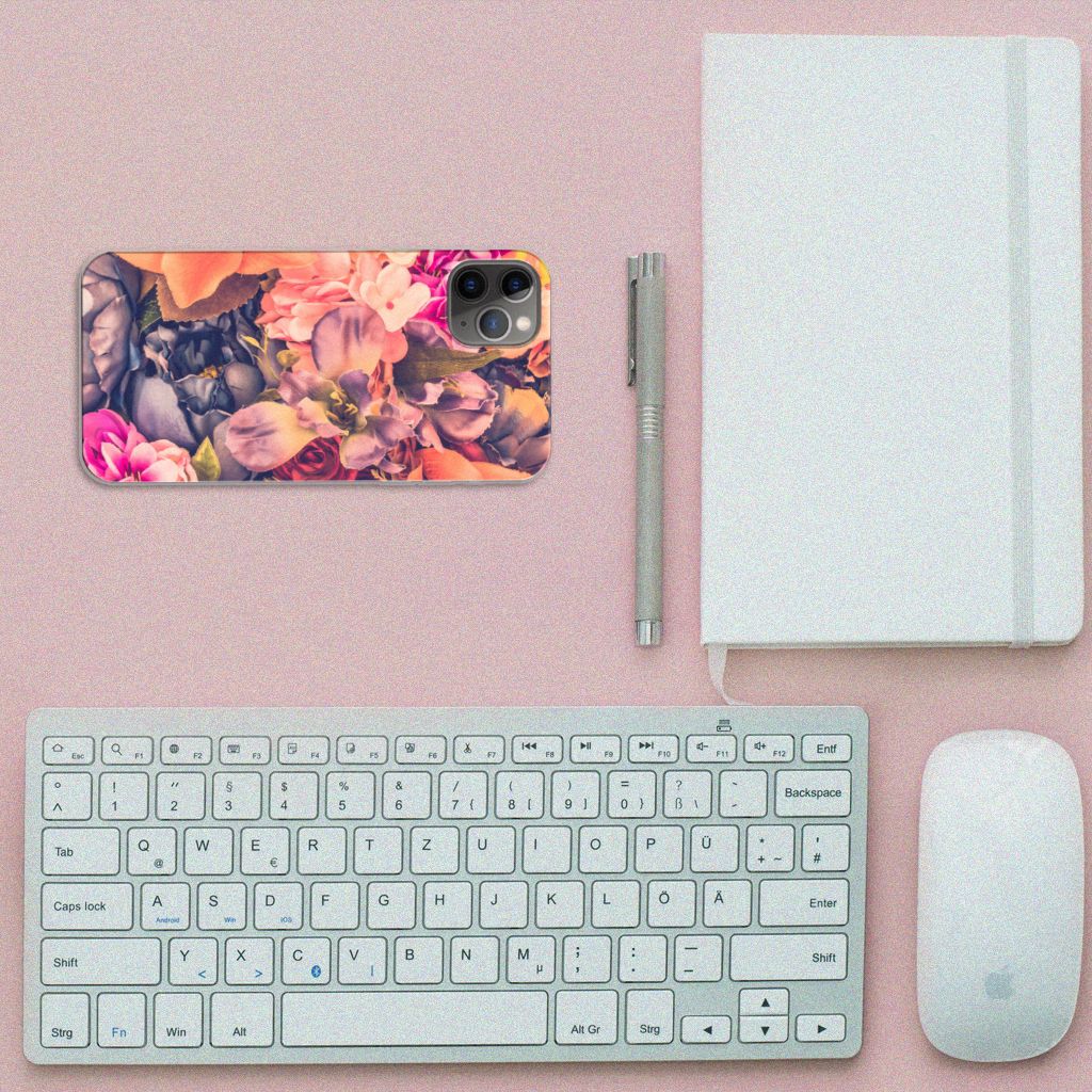 Apple iPhone 11 Pro Max TPU Case Bosje Bloemen