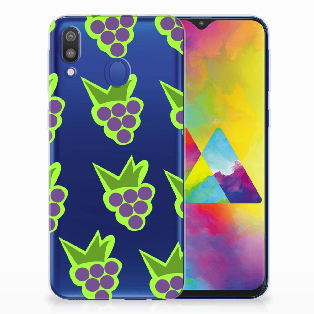 Samsung Galaxy M20 (Power) Siliconen Case Druiven