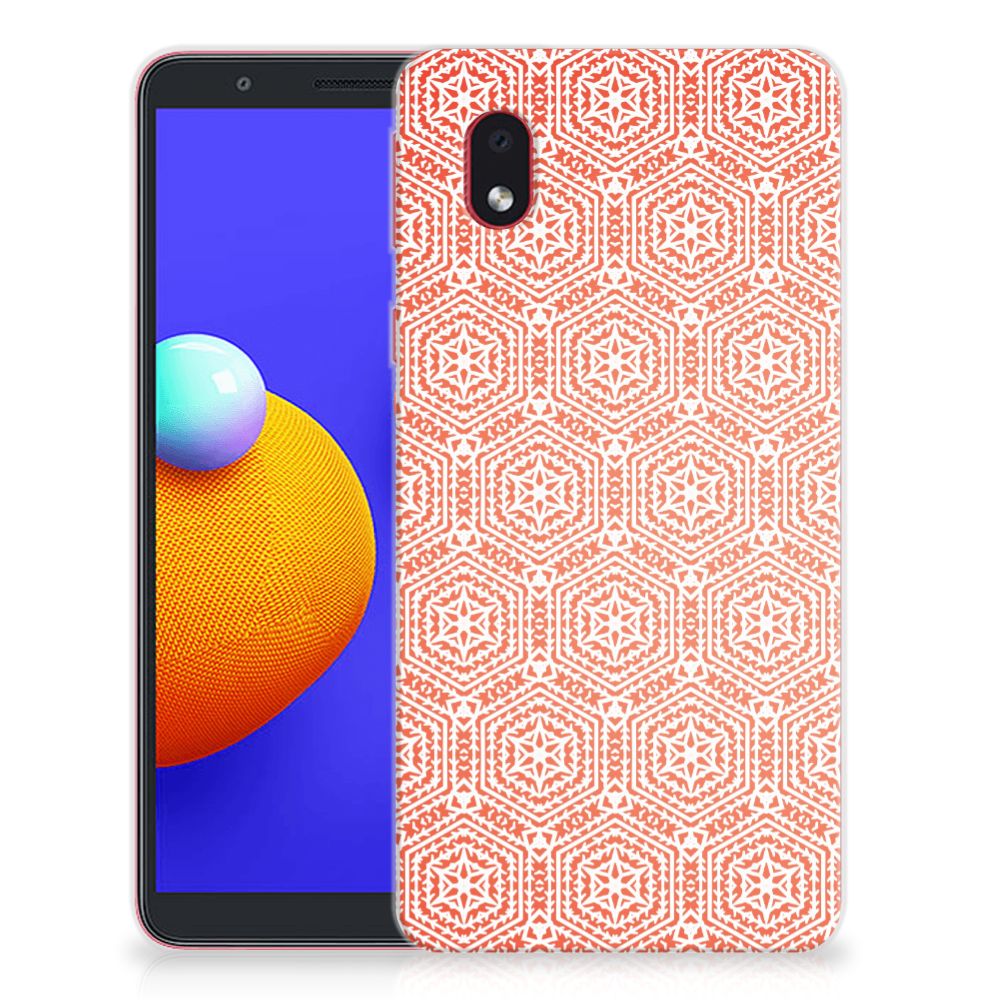Samsung Galaxy A01 Core TPU bumper Pattern Orange