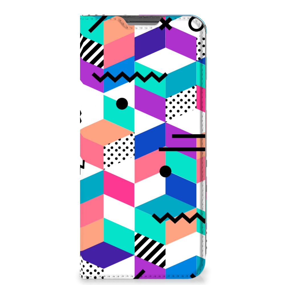 OPPO A96 | A76 Stand Case Blokken Kleurrijk - B2C Telecom