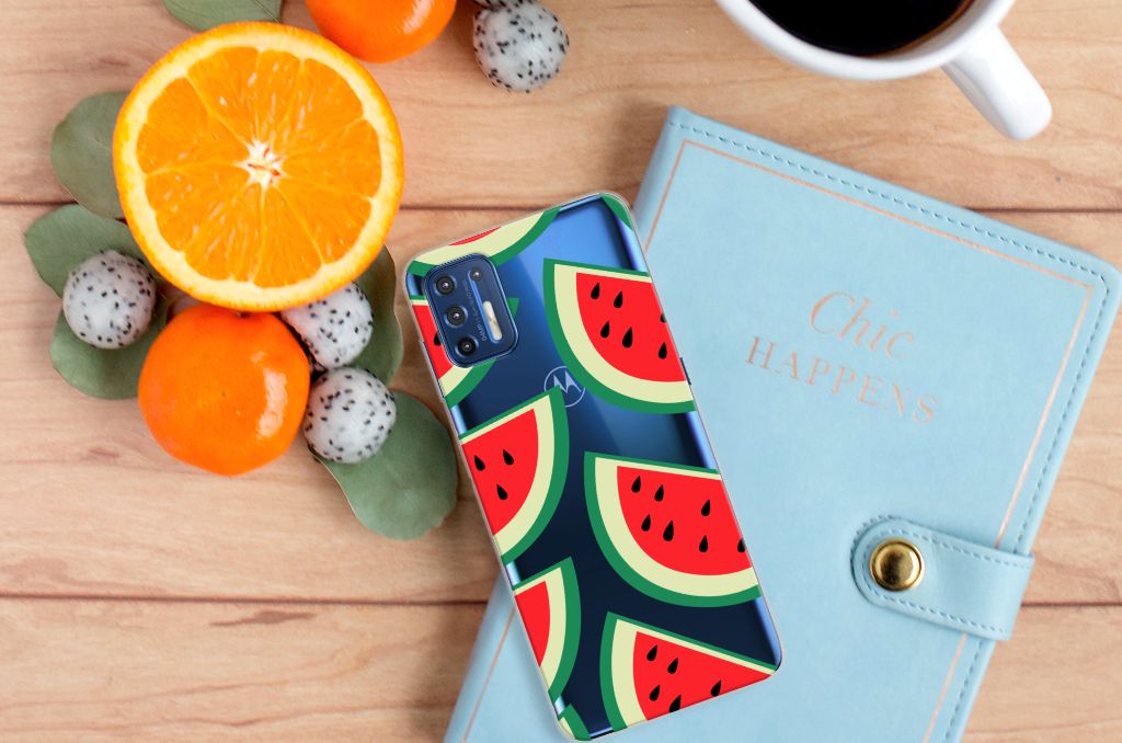 Motorola Moto G9 Plus Siliconen Case Watermelons B2C Telecom
