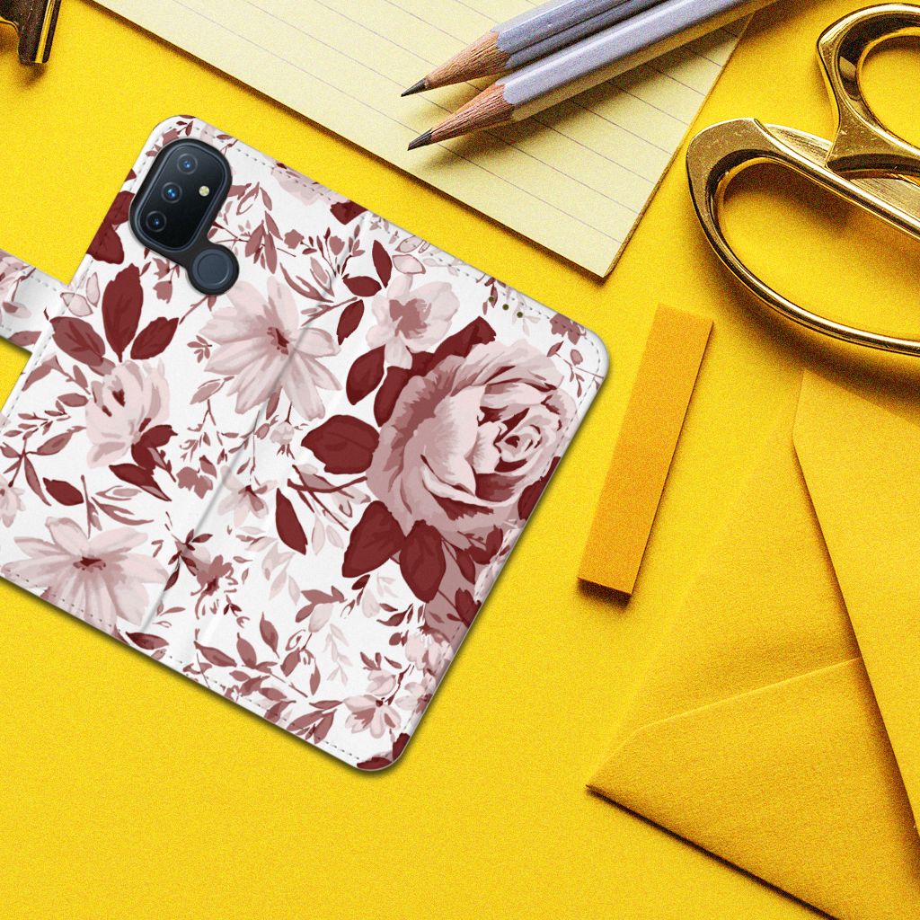 Hoesje OnePlus Nord N100 Watercolor Flowers