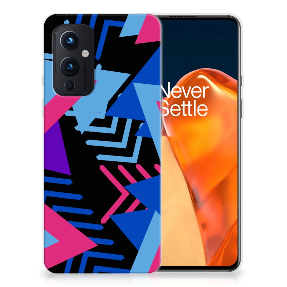 OnePlus 9 TPU Hoesje Funky Triangle B2C Telecom