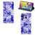 Mobiel BookCase Samsung Galaxy M20 Angel Skull Blauw