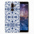 Nokia 7 Plus TPU Case Flower Blue