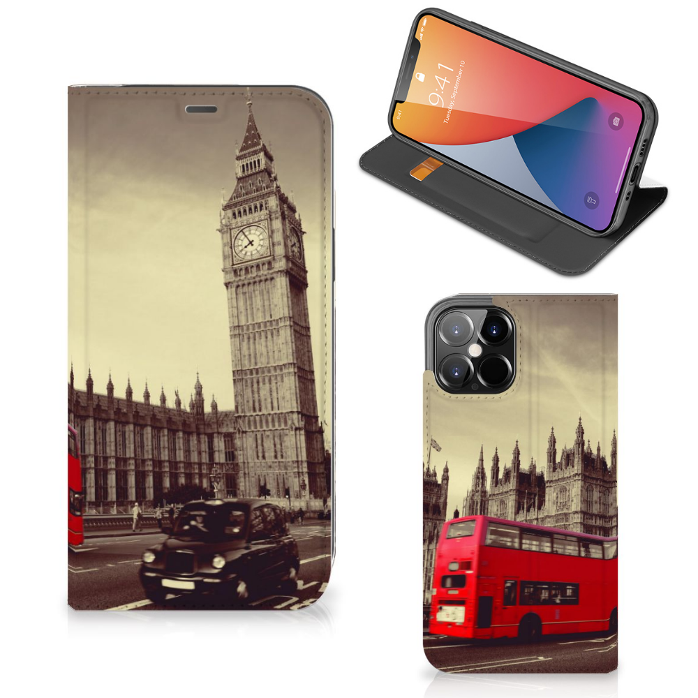 iPhone 12 Pro Max Book Cover Londen - B2C Telecom