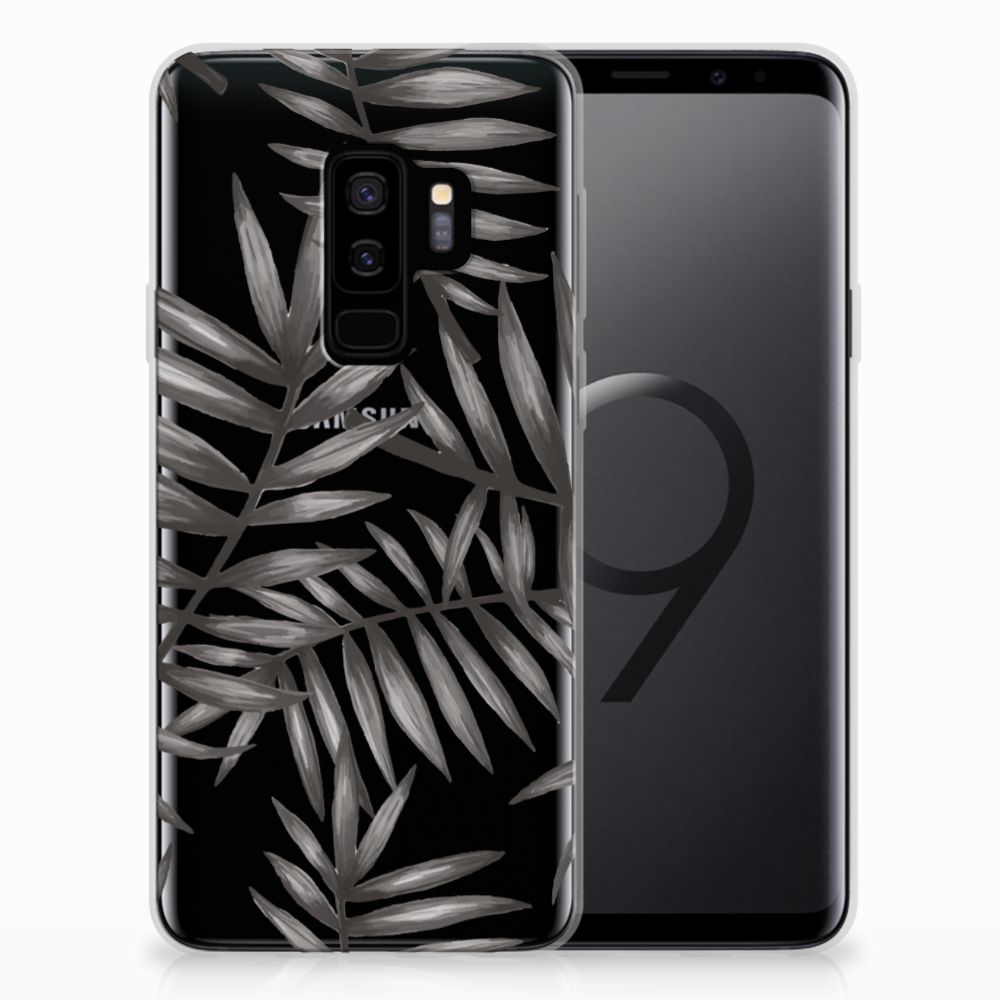 Samsung Galaxy S9 Plus TPU Case Leaves Grey