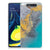 Samsung Galaxy A80 TPU Siliconen Hoesje Marble Blue Gold