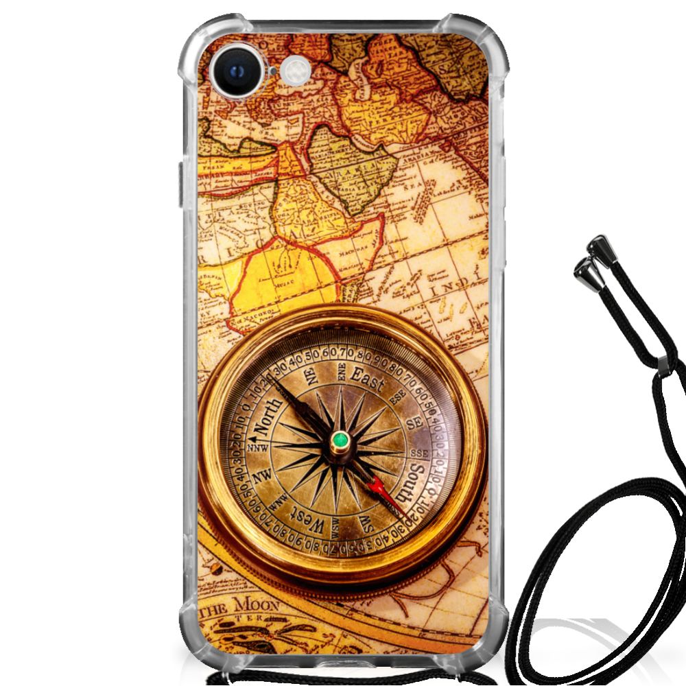 iPhone SE 2022 | 2020 | 8 | 7 Telefoonhoesje met valbescherming Kompas