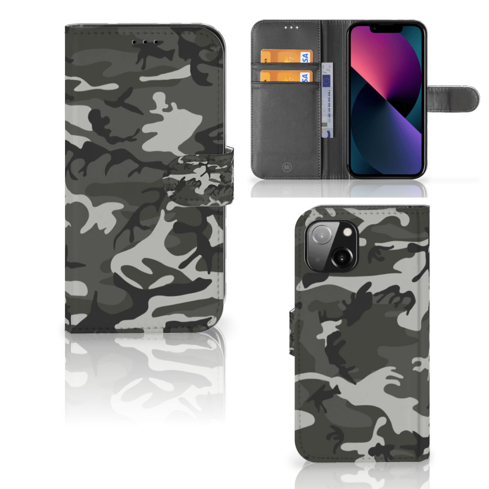 Apple iPhone 13 Telefoon Hoesje Army Light
