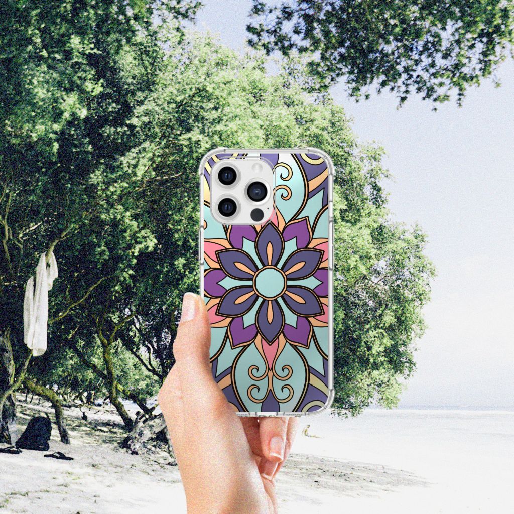 iPhone 13 Pro Max Case Purple Flower - B2C Telecom