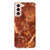 Samsung Galaxy S21 FE Anti-Shock Hoesje Marmer Bruin B2C Telecom