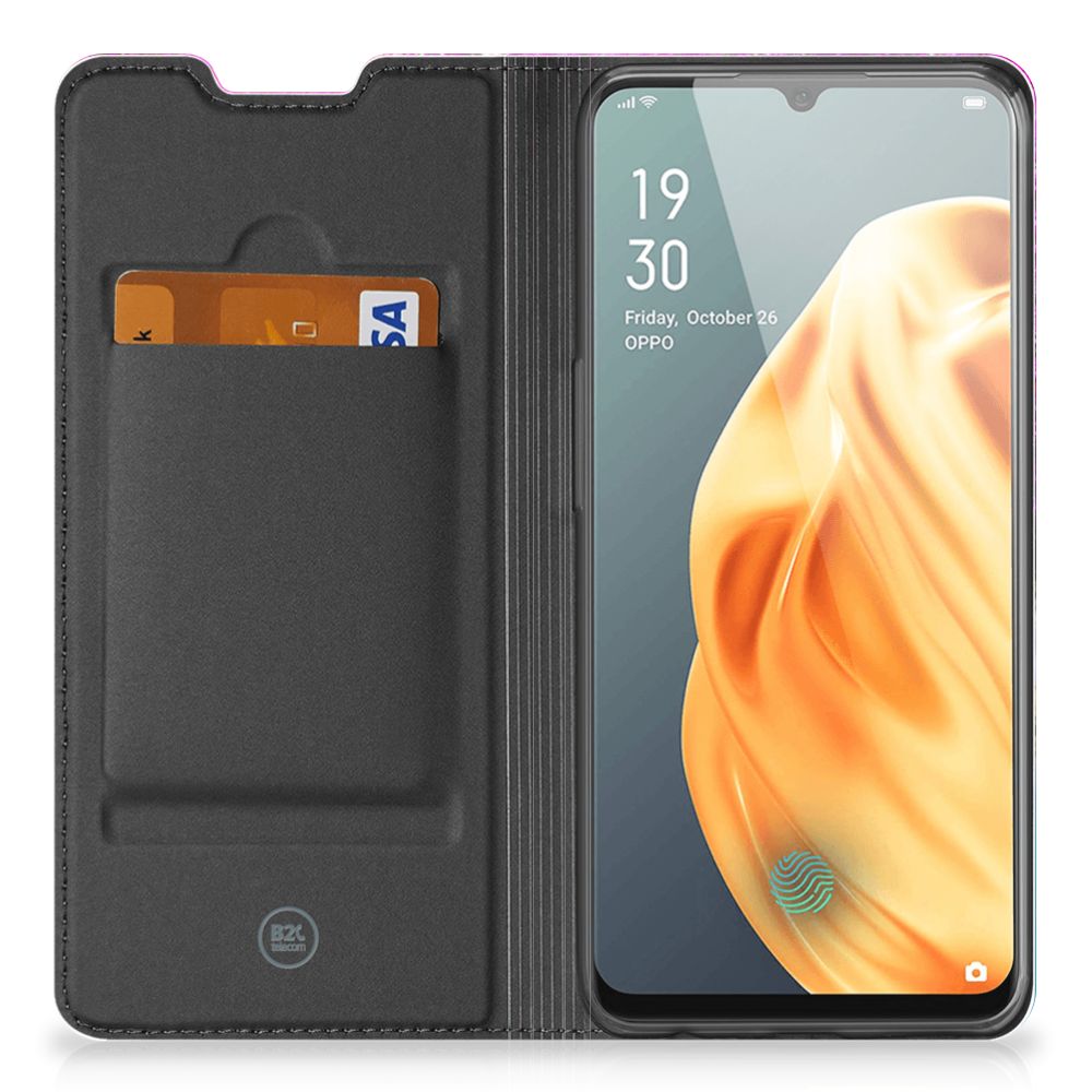 OPPO Reno3 | A91 Book Cover Waterval - B2C Telecom
