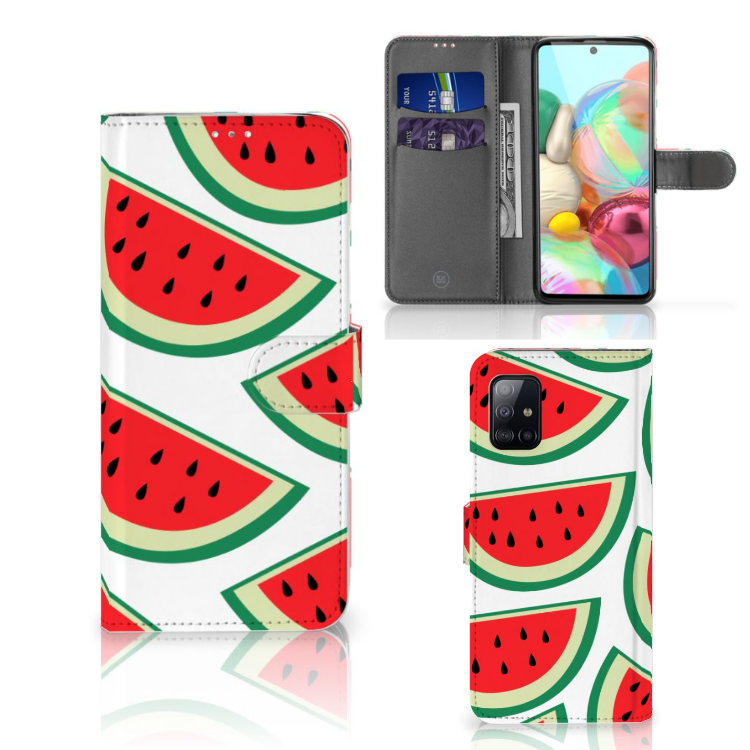 Samsung Galaxy A71 Book Cover Watermelons