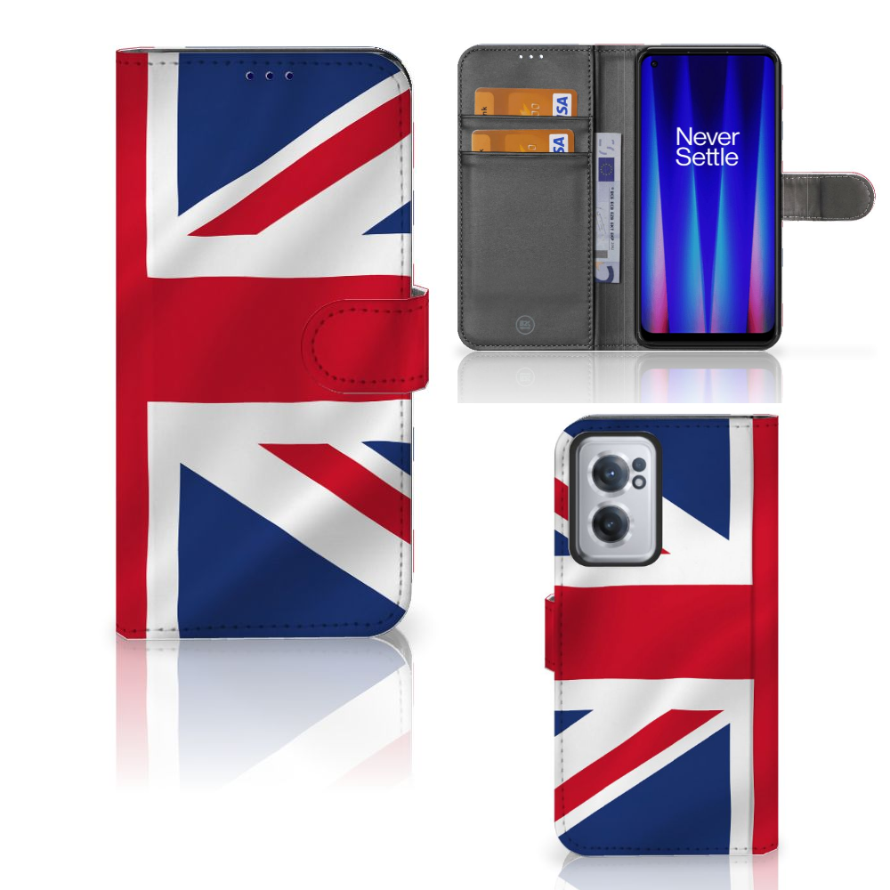 OnePlus Nord CE 2 Bookstyle Case Groot-Brittannië