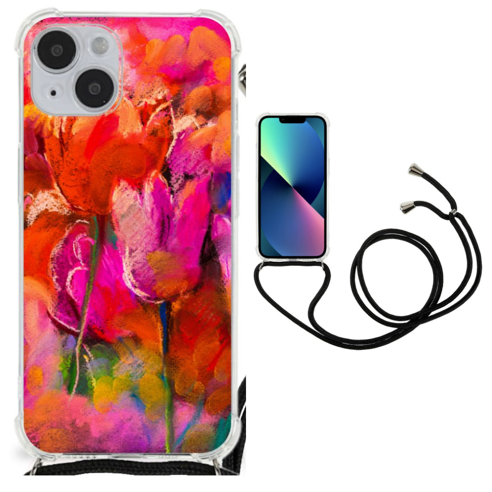 Back Cover iPhone 14 Plus Tulips