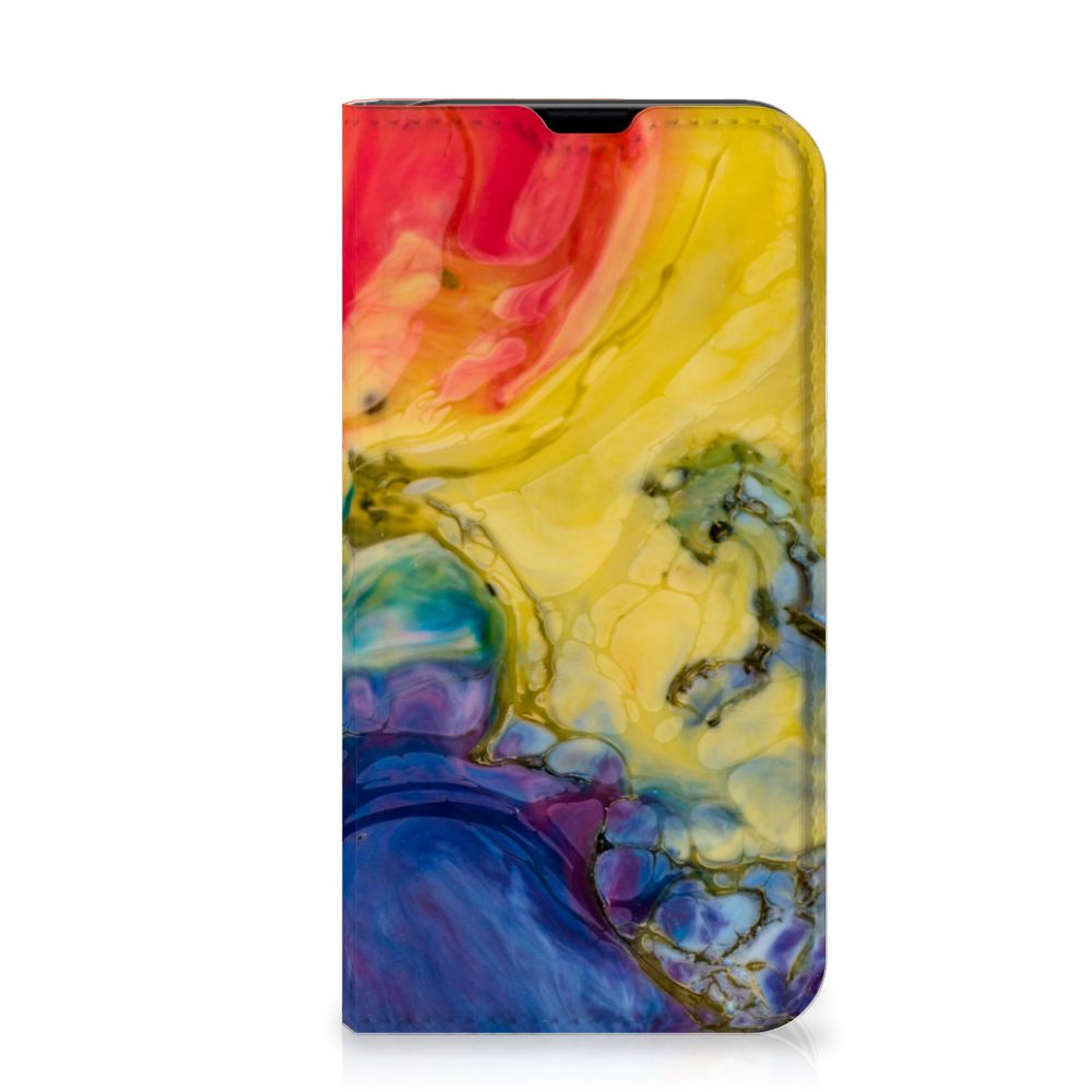 Bookcase iPhone 13 Mini Watercolor Dark - B2C Telecom