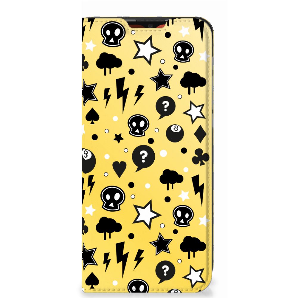 Mobiel BookCase Motorola Moto E7 Power | E7i Power Punk Geel - B2C Telecom