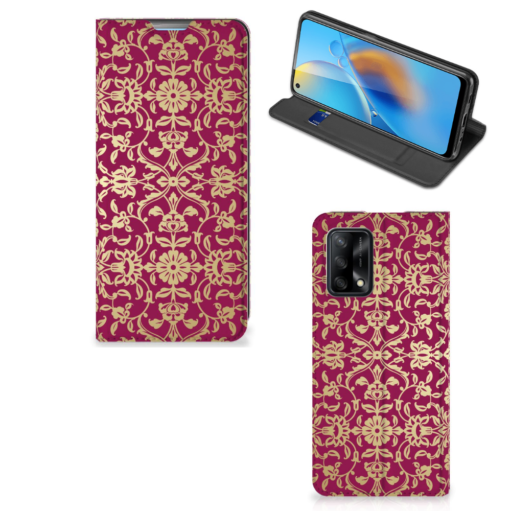 Telefoon Hoesje OPPO A74 4G Barok Pink - B2C Telecom