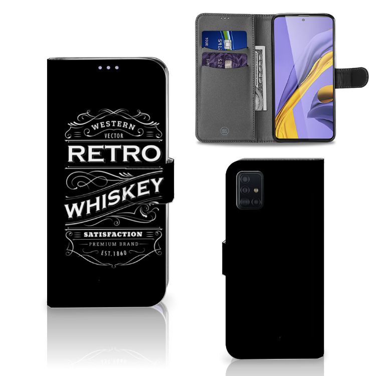 Samsung Galaxy A51 Book Cover Whiskey