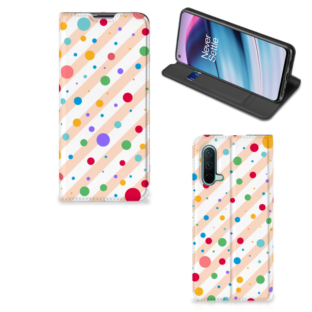 OnePlus Nord CE 5G Hoesje met Magneet Dots - B2C Telecom