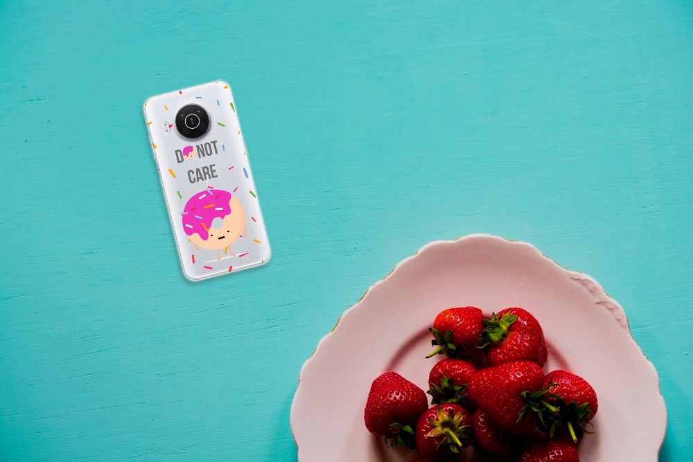 Nokia X10 | X20 Siliconen Case Donut Roze