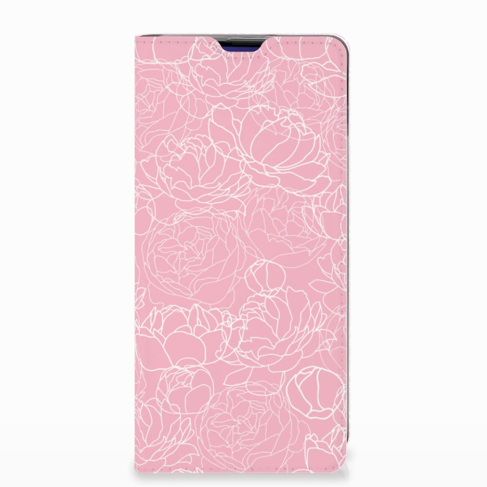 Samsung Galaxy S10 Plus Smart Cover White Flowers
