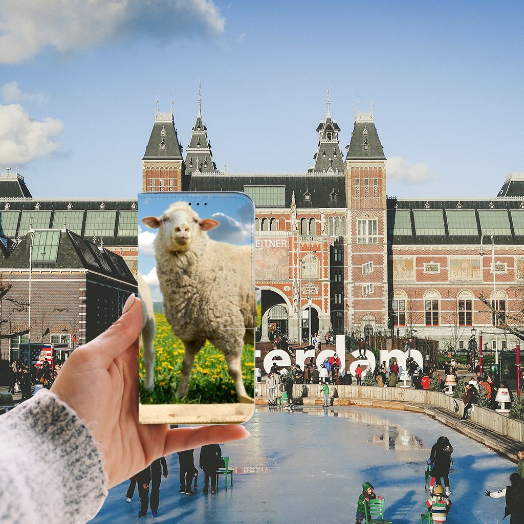 Apple iPhone 11 Pro Max Telefoonhoesje met Pasjes Schaap en Lammetje