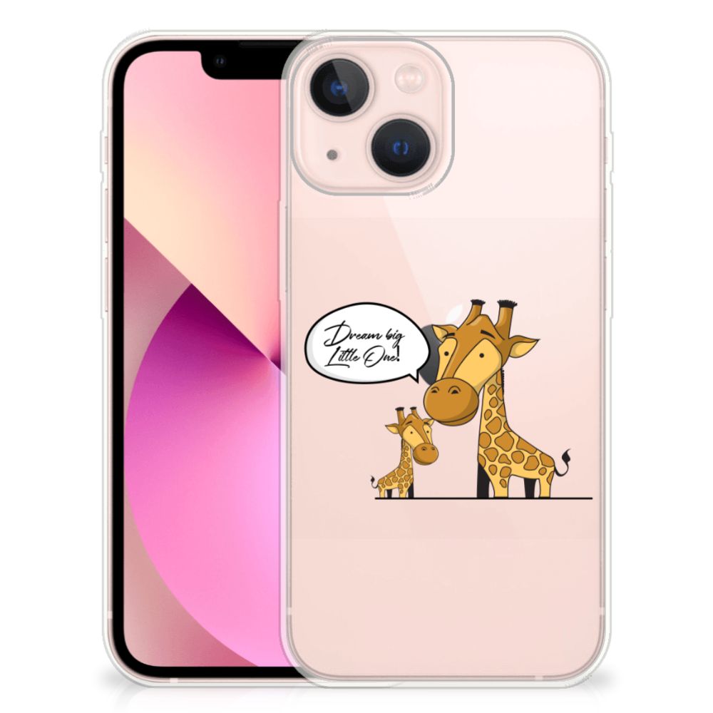 iPhone 13 mini Telefoonhoesje met Naam Giraffe B2C Telecom