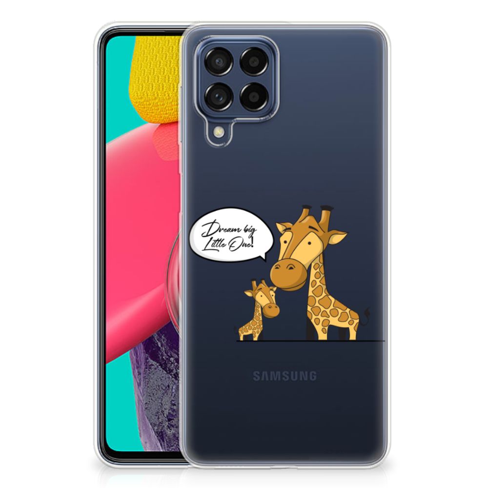Samsung Galaxy M53 Telefoonhoesje met Naam Giraffe B2C Telecom