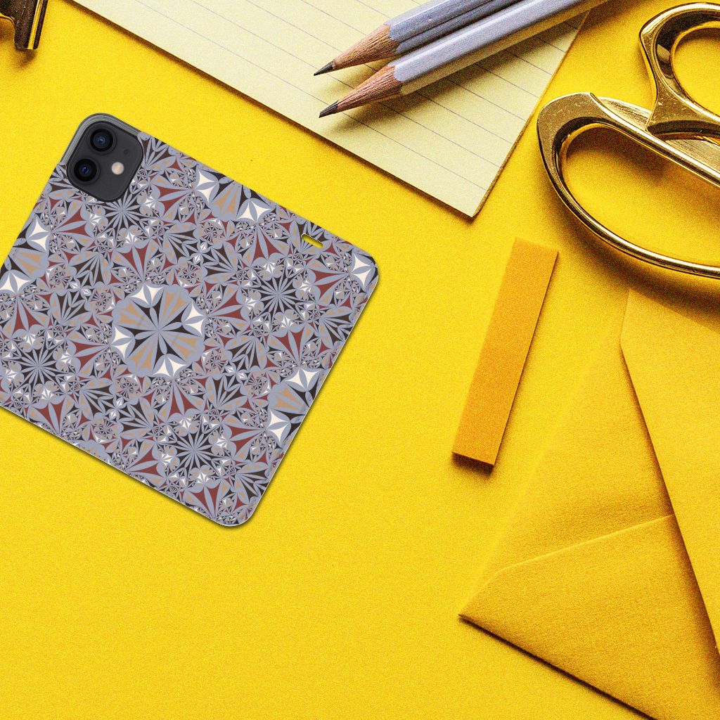 iPhone 12 Mini Standcase Flower Tiles - B2C Telecom