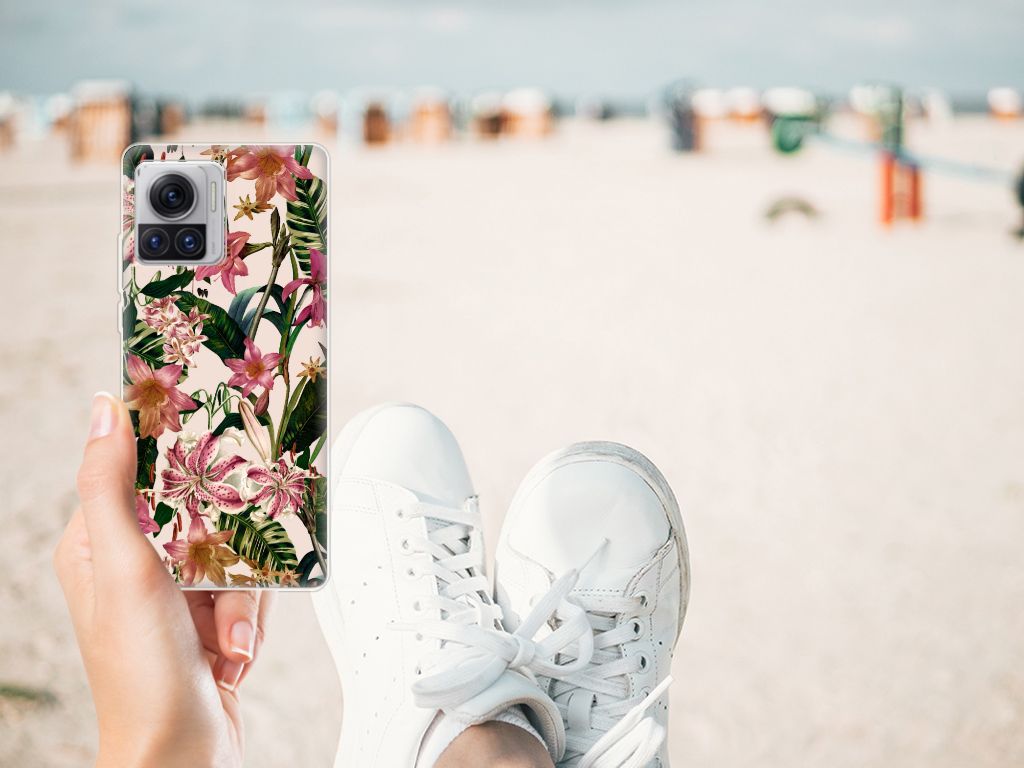 Motorola Moto X30 Pro TPU Case Flowers B2C Telecom