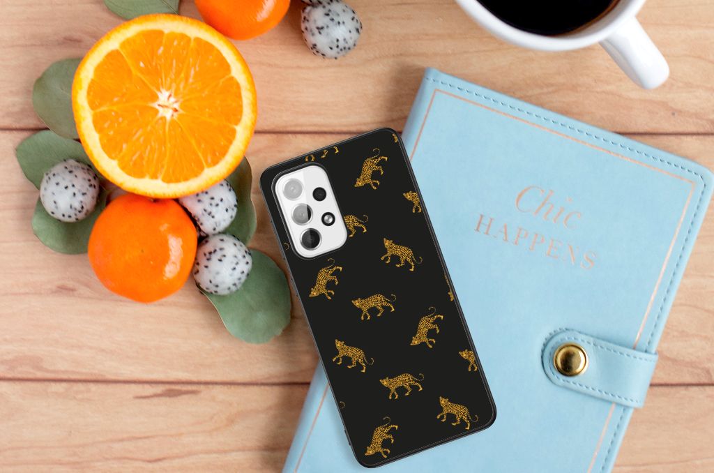 Dierenprint Telefoonhoesje voor Samsung Galaxy A73 Leopards B2C Telecom